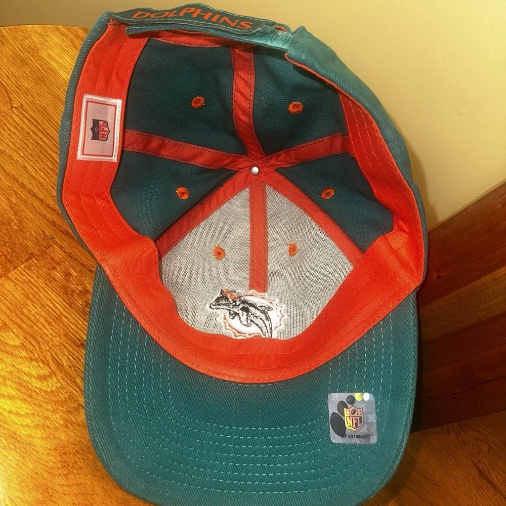 New Vintage Miami Dolphins Logo Hat Cap by NFL‎ Team Micro Corduroy One Size